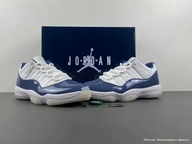 Official Maikesneakers Midnight Navy FV5104-104 Retro Low Jordan (2024) 11 0611
